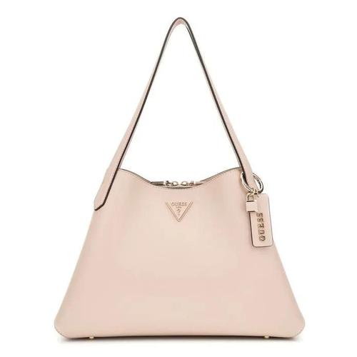 GUESS Sac à épaule beige pour femme - Sora Girlfriend Carryall Stone 281091