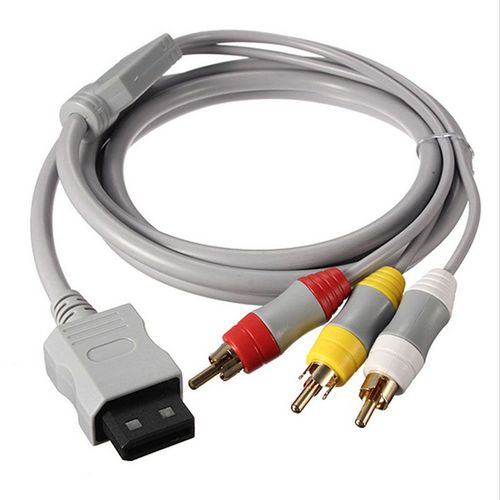 Câble Audio Vidéo Av Rca Adaptateur De Cordon Pour Console Nintendo Wii Ligne De Fil Composite