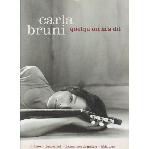 Carla Bruni Partition Songbook 12 Titres
