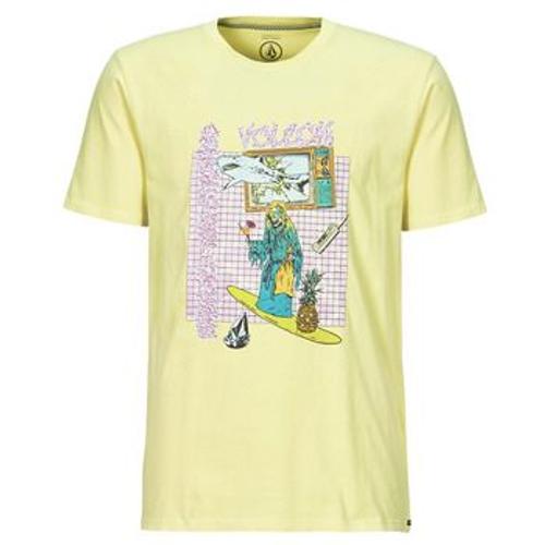 T-Shirt Volcom Frenchsurf Pw Sst Jaune