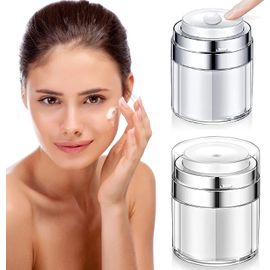 Segbeauty Flacon Vide Voyage Ambre, 2 Pièces 50ml Bouteille Pompe En Verre, Portable Et Réutilisable, Pour Gel Douche Format Voyage, Shampooing