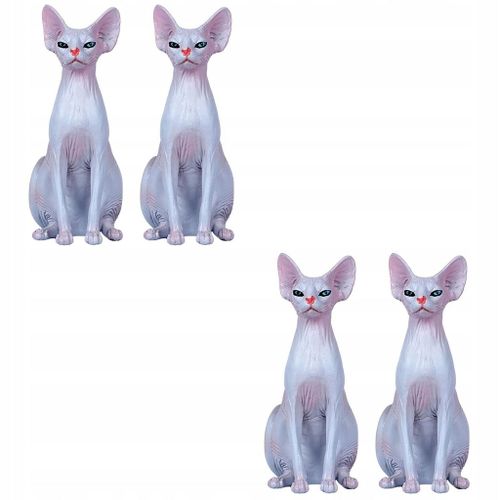 Figurine De Chat Figurines De Chat Pour Enfants 4 Pcs