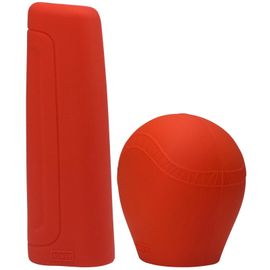 1 Ensemble Rouge - Couvercle De Pommeau De Levier De Vitesse En Silicone Pour Mercedes, Étui De Frein À Main, Protecteur, Smart Fortwo, Forfour, 2015-2019, Décoration Intérieure De Voiture