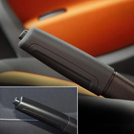 Frein À Main Noir - Couvercle De Pommeau De Levier De Vitesse En Silicone Pour Mercedes, Étui De Frein À Main, Protecteur, Smart Fortwo, Forfour, 2015-2019, Décoration Intérieure De Voiture