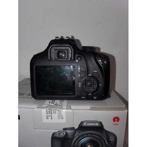 Canon EOS 4000D reflex 18 mpix + Objectif EF-S 18-55 mm