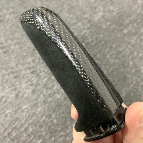 Fibre De Carbone Suède - Garniture De Couverture De Poignées De Frein À Main De Voiture, Accessoires Universels, Fibre De Carbone Véritable, Bmw E46, Bmw E90, Bmw E91, Bmw E92, Bmw E93, Bmw E86, Bmw E87, Bmw F31, Bmw F32, Bmw F61, Bmw F20, Bmw Z4, 100%