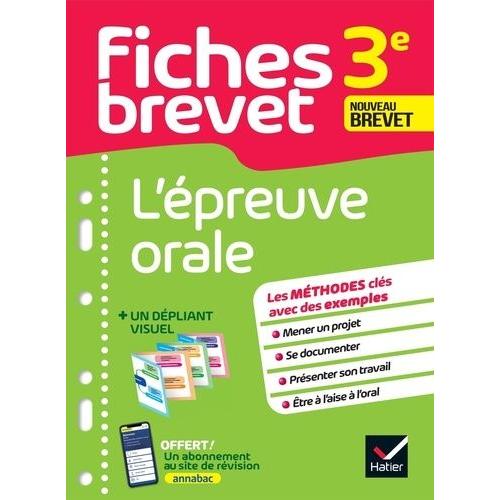 L'épreuve Orale 3e