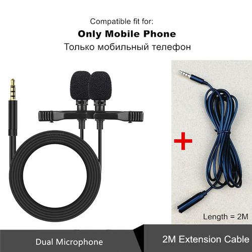 Achetez 2pcs 3,5 mm Femelle à Double 3,5 mm Male Mic Mic Audio Y Splitter  Câble Smartphone Casque à Adaptateur PC de Chine