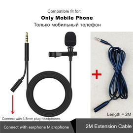 Microphone Jack 3.5 Mm Avec Trépied Pour Pc / Laptop / Mobile