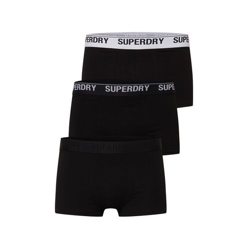 Boxer Superdry Pack X3 Unlimited Logo Homme Noir