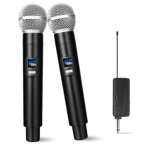 Generic - Microphone Sans Fil Uhf Micro Portable Monté Sur La Tête Pour  Haut-Parleurs Amplificateur De Voix 1 À 1 - Microphone - Rue du Commerce