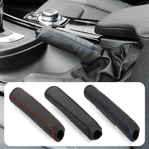 Rouge - Juste De Levier De Vitesse Et De Frein À Main En Cuir Pour Mini Cooper, Couvercle De Levier De Vitesse, F54, F55, F56, F57, F60, R50, R52, R53, R55, R60, R5