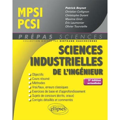 Sciences Industrielles De L'ingénieur Mpsi Pcsi