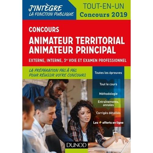 Concours Animateur Territorial Animateur Territorial Principal - Externe, Interne, 3e Voie Et Examen Professionnel