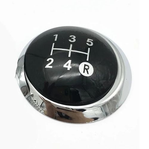 5 Vitesses Noir - Levier De Changement De Vitesse Avec Emblème, Capuchon De Levier De Vitesse Noir Argent Pour Toyota Corolla Rav4 Avensis Yaris D4d Urban Altis Scion