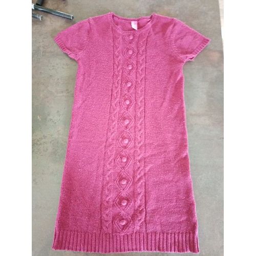 Robe Mc Laine Bordeaux Fille 12 Ans Punkidz Très Bon État