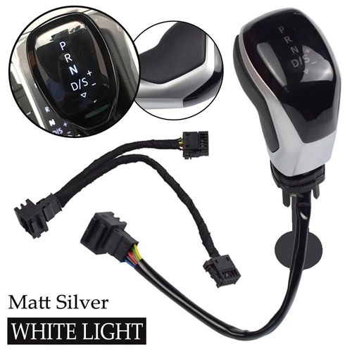 Blanc-Argent Mat - Levier De Vitesses Électronique Led, Pour Vw Golf 7 Passat B8 Tiguan Mk2 Cc Scirocco Octavia Kodiaqsuperbe Jetta Mk5 Mk6 Seat Ibiza Leon