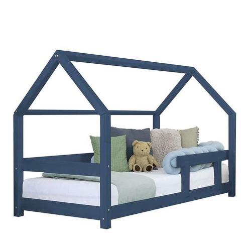 Lit Cabane Enfant Tery - Generique - 80 X 160 - Bleu - Bois - Lit Classique - Enfant