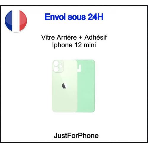 Vitre Arrière Iphone 12 Mini Vert Adhésif