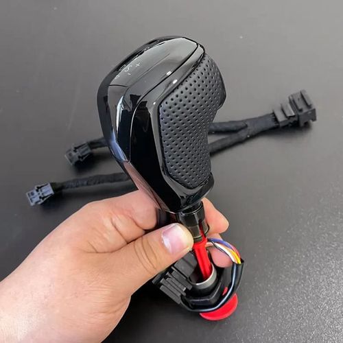 3-Feu Rouge - Pommeau De Levier De Vitesse Électronique Led Automatique, Pour Volkswagen Tiguan Golf Touareg Sharan Cc Passat Scirocco Skoda Octavia Seat
