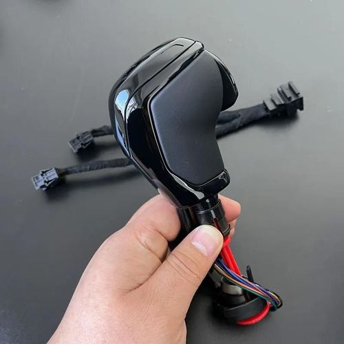 2-Feu Rouge - Pommeau De Levier De Vitesse Électronique Led Automatique, Pour Volkswagen Tiguan Golf Touareg Sharan Cc Passat Scirocco Skoda Octavia Seat