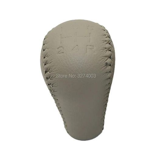 5 Vitesses Beige - Pommeau De Levier De Vitesse En Cuir Pour Nissan Patrol Gu Y61, 5 Vitesses