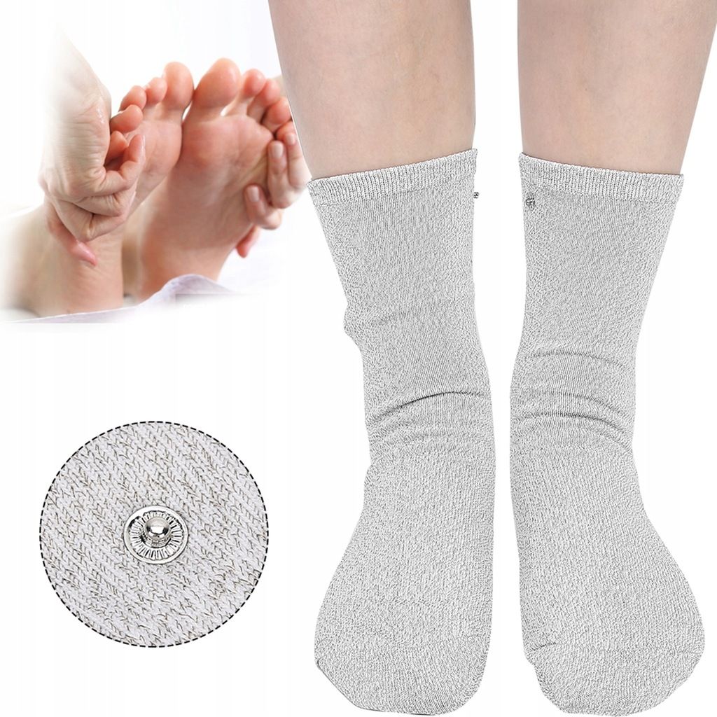 Chaussettes Conductrices Tens Ems Electro Stimulateur - 8