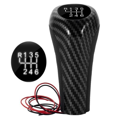 Blanc 6 Vitesses A - Pommeau De Levier De Vitesse Manuel Avec Rétro Éclairage Led Pour Bmw E46 E90 E91 E92 E36 E82 E87 E88 F30 X1 X3 X5