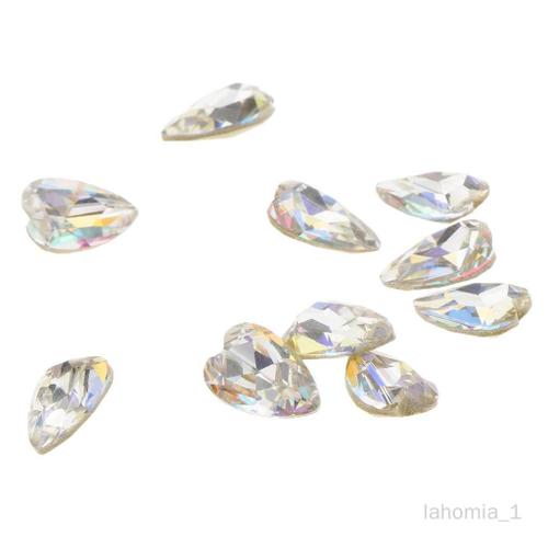 10 Pcs 3d Strass Décoration Charme Goujons Bijoux Nail , #5