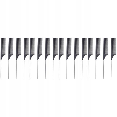 16pcs Peignes De Salon De Coiffure Perruque Tresse Cheveux