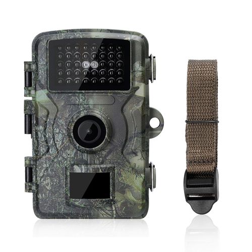 Caméra H1 - Caméra D'extérieur À Infrarouge 16mp 1080p, Détection De Champ, Écran Couleur Tft De 2.0 Pouces, Vision Nocturne Et Vision Nocturne Pour La Chasse