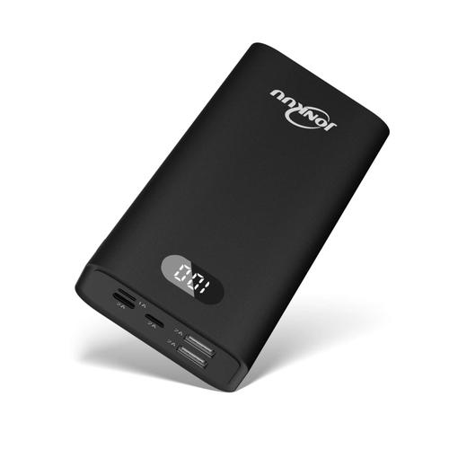 Batterie Externe 26800mah, Chargeur Rapide Portable Avec 2 Usb Sortie, Pour Iphone Samsung Ipad Huawei - Noir