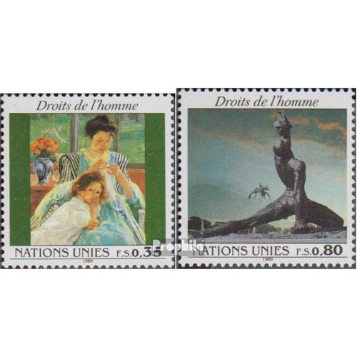 Nations Unies - Genève 180-181 (Complète.Edition.) Neuf Avec Gomme Originale 1989 Droits De L'homme