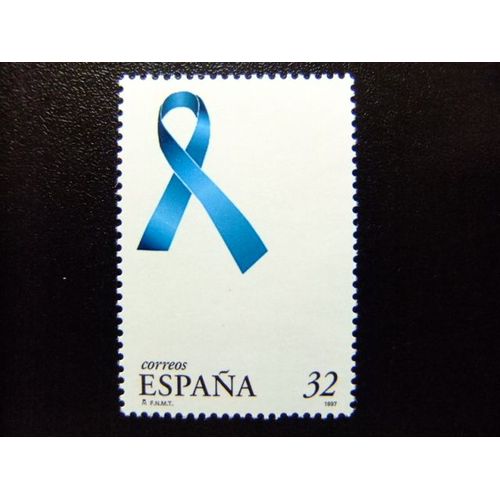 110 Espagne 1997 / Ruban Bleu (Lutte Contre L'intolérance Et La Violence) / Edifil 3501 ** Yvert 3077 ** Mnh
