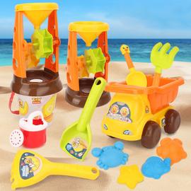 Ensemble de jouets de sable amusants pour la plage jeu d'été pour enfants  pelle de dragage moule jeux de plage en plein air pour bébé Kit de jouets  de bain portables