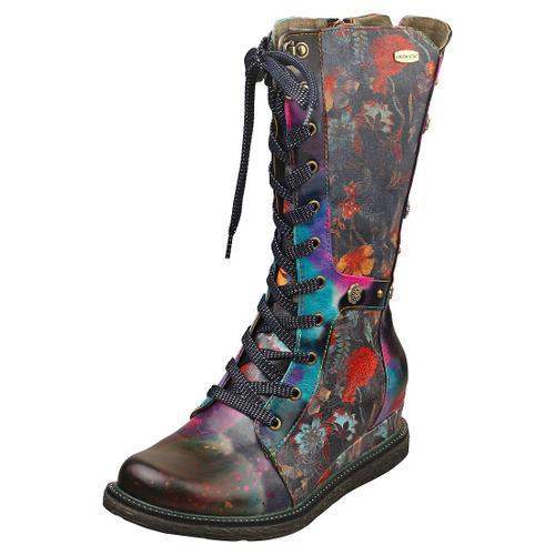 Laura Vita Ercnaulto 41 Femme Bottes Bleu Multicolore