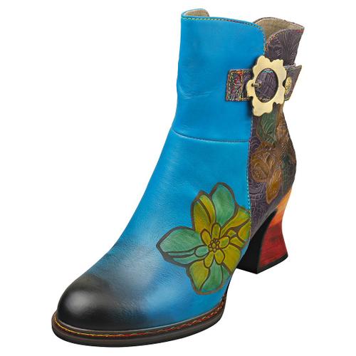 Laura Vita Eleao 02 Femme Bottes Bleu