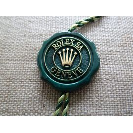 Étiquette Hologramme Rolex Verte Authentique.
