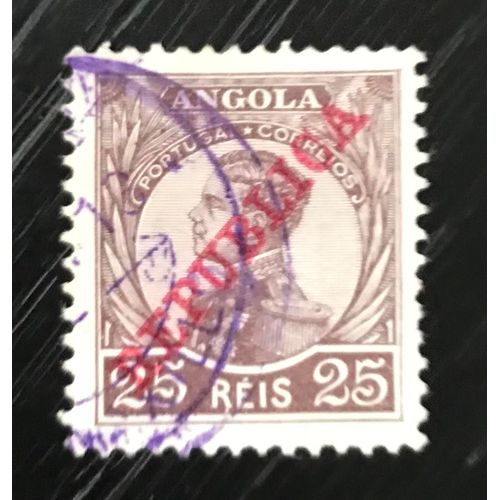 Timbre Oblitéré Angola 1912