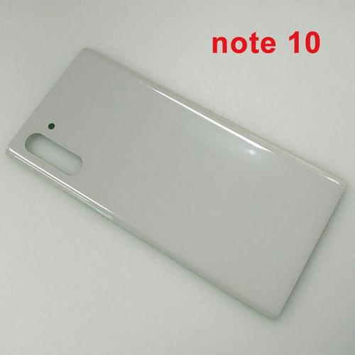 Coque Arrière En Verre Avec Adhésif Pour Samsung Galaxy Note 10 Plus N975f N970 [Article Pour Ce Lien: White(Note10) White(Note10)]