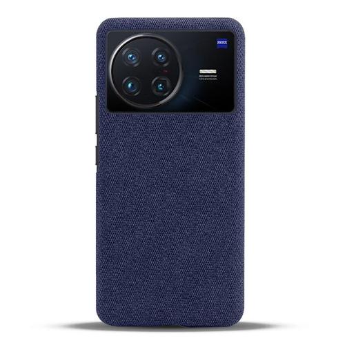 Étui De Téléphone En Cuir Suédé Souple Housse De Protection Complète Toile Anti-Coup Vivo X Note 5g [Article Pour Ce Lien: Blue For Vivo X Note 5g]