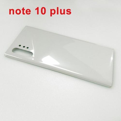 Coque Arrière En Verre Avec Adhésif Pour Samsung Galaxy Note 10 Plus N975f N970 [Article Pour Ce Lien: White(Note10 Plus) White(Note10 Plus)]