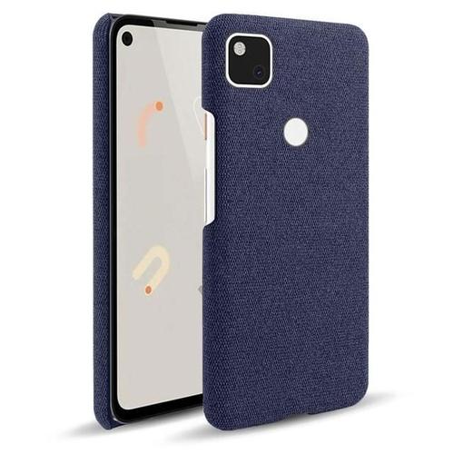 Coque Pour Google Pixel 4a 4xl Couverture Tissée Antidérapante Texture En Tissu 5g [Article Pour Ce Lien: Bleu For Google Pixel 4xl]