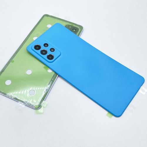 Coque Arrière Pour Samsung Galaxy A72 4g/5g Couvercle De Batterie De Remplacement Avec Objectif D'appareil Photo [Article Pour Ce Lien: Blue Blue]