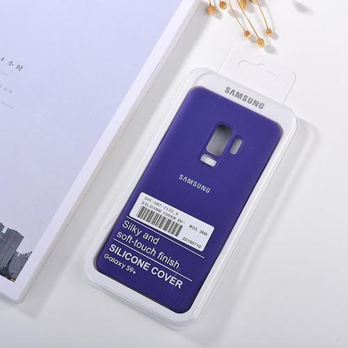 Coque En Silicone Pour Samsung Galaxy S9/S9 Plus Liquide Toucher Doux Finition Latérale Housse De Protection Anti-Rayures [Article Pour Ce Lien: S9 Violet]