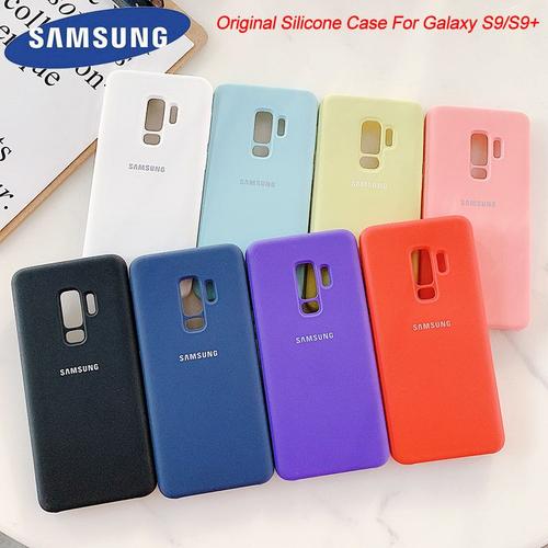 Coque En Silicone Souple Pour Samsung Galaxy S9/S9 Plus Finition Sur Le Côté Étui De Protection [Article Pour Ce Lien: S9 Rouge]