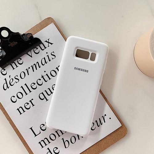 Coque De Protection Arrière En Silicone Souple Couleur Bonbon Pour Samsung Galaxy Note 8 9 S10 S8 S9 Plus 10e S8plus [Article Pour Ce Lien: For S8 White]