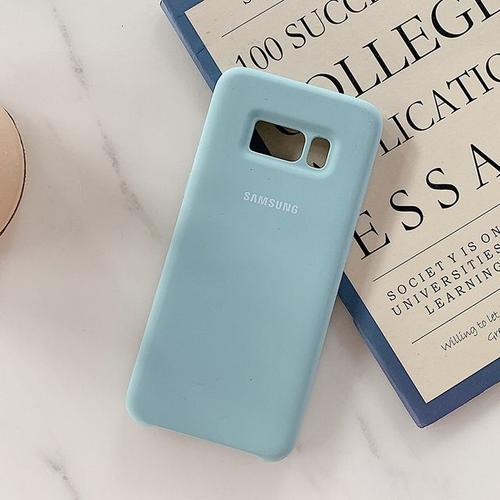 Coque De Protection Arrière En Silicone Souple Couleur Bonbon Pour Samsung Galaxy Note 8 9 S10 S8 S9 Plus 10e S8plus [Article Pour Ce Lien: For S9 Light Blue]