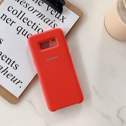 Coque De Protection Arrière En Silicone Souple Couleur Bonbon Pour Samsung Galaxy Note 8 9 S10 S8 S9 Plus 10e S8plus [Article Pour Ce Lien: For S9 Rouge]