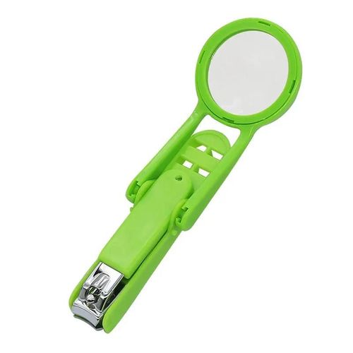 Vert - Portable Coupe-Ongles Avec Loupe À Loupe Ongle Cutter Pour Bébé Vieux Doigt Orteil Outil De Pédicure De Manucure 